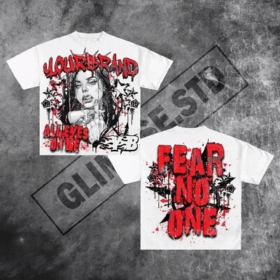 Oversized Summer hip-hop print retro y2k top paari t-särk meeste ja naiste Harajuku gooti mustriga puhas puuvillane lühikeste varrukatega