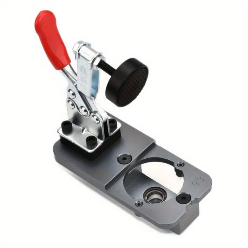 Kit de găuri de găurire pentru balamale de 35 mm - Ghid de găurire pentru balamale ascunse - Locator de șabloane pentru deschiderea găurii balamalei din aliaj de aluminiu