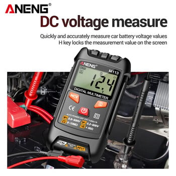 ANENG M113 Мини цифров мултицет AC/DC Измервател на напрежение 1999 Брои Multimetro Ohm NCV Инструменти за електричество Измервателни инструменти