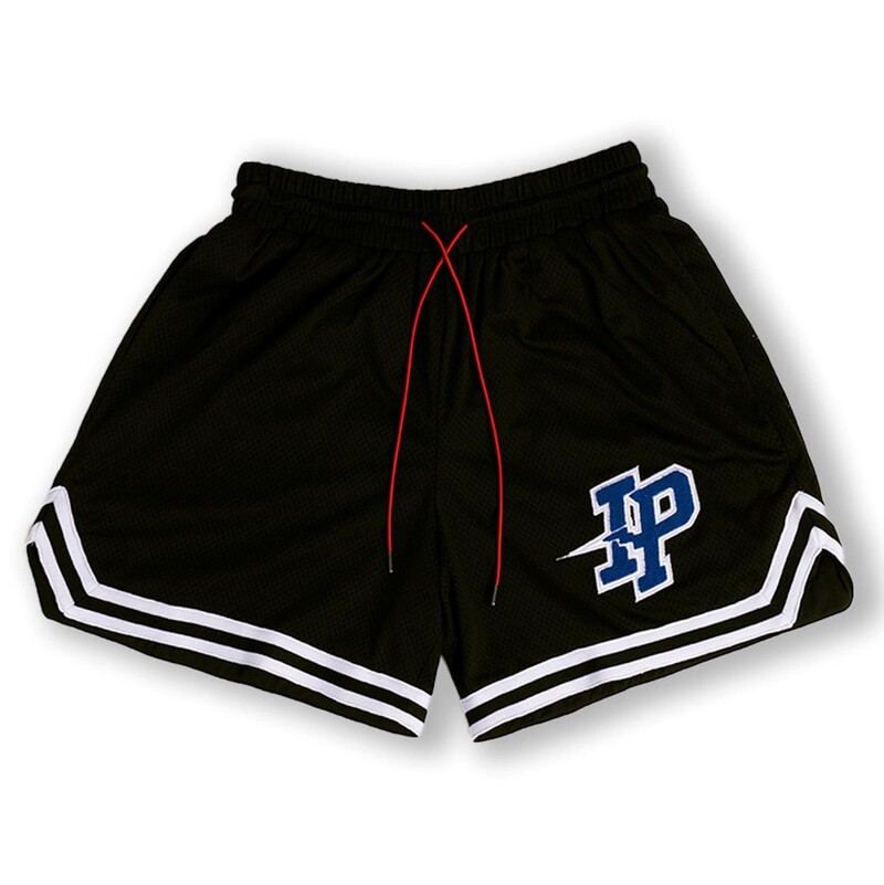 Pantaloni scurți sport pentru bărbați, cu uscare rapidă, plasă elastică, pantaloni trei sferturi, prosop brodat 2023, litere cu șnur