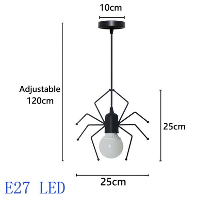 Κρεμαστά φωτιστικά Nordic Little Iron Man Κρεμαστό φωτιστικό Ρετρό Φωτισμός σοφίτας για Παιδικό Δωμάτιο Κουζίνα Εστιατόριο Καφέ Μπαρ Αρχική