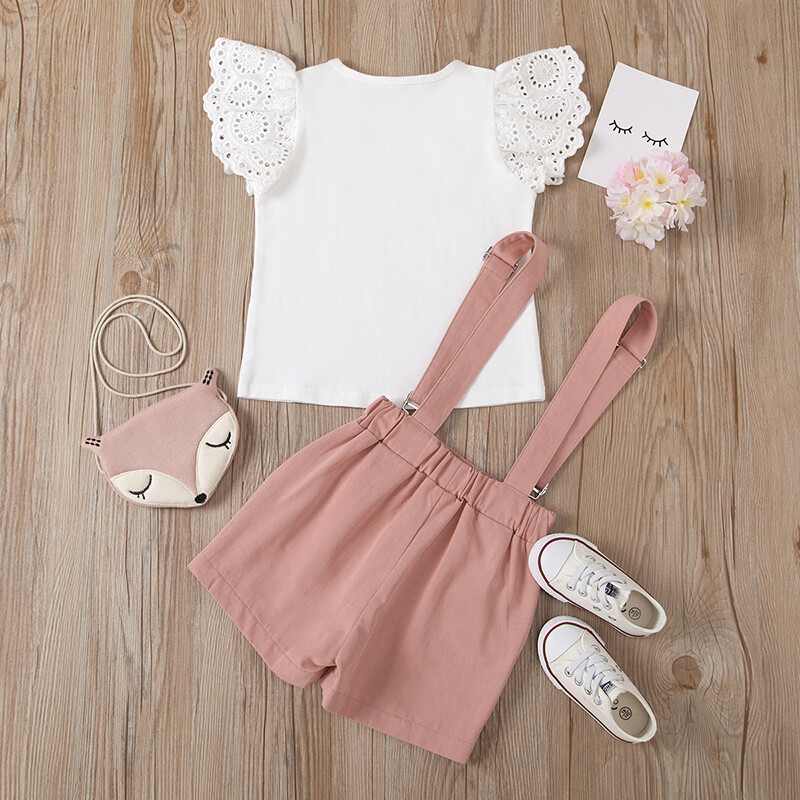 2 3 4 5 6 aastased tüdrukute rõivakomplektid, puuvillane suvine topp ja kombinesoonid Väikese printsessi beebiülikonnad, sünnipäevapeo lasteriided 2024