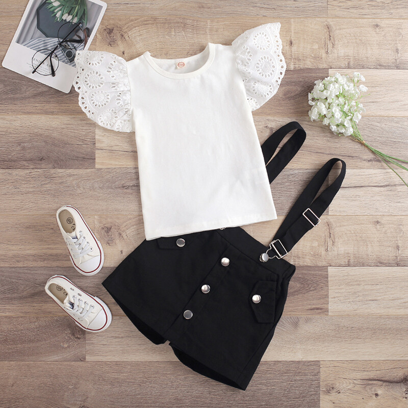 2 3 4 5 6 aastased tüdrukute rõivakomplektid, puuvillane suvine topp ja kombinesoonid Väikese printsessi beebiülikonnad, sünnipäevapeo lasteriided 2024