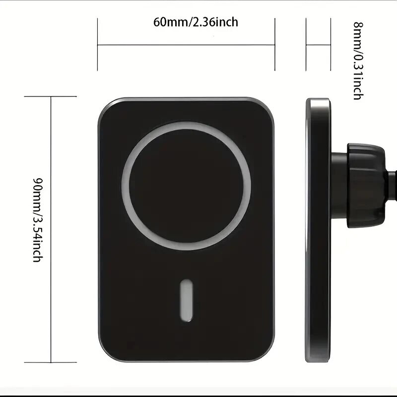 30 W greitas belaidis magnetinis automobilinis įkroviklis, skirtas iPhone 15 14 13 12 Pro Max Mini Air Vent telefono laikiklis, montuojamas Macsafe įkrovimo stotelėje