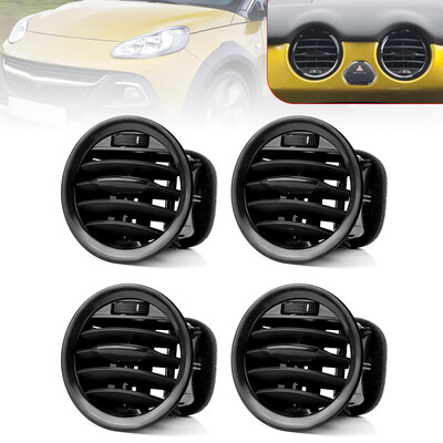 Auto salongi ventilatsioonivõre 13417363 Opel Corsa D Adam armatuurlaua konditsioneeri väljalaskeava jaoks Vauxhall 2201099 must/kroom