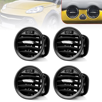 Auto salongi ventilatsioonivõre 13417363 Opel Corsa D Adam armatuurlaua konditsioneeri väljalaskeava jaoks Vauxhall 2201099 must/kroom