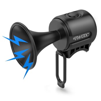 TWOOC Bicycle Electronic Horn Loud Warning Sound CR2032 Μπαταρία 120dB IPX4 Αδιάβροχη Κατάλληλη για ποδήλατο δρόμου και βουνού