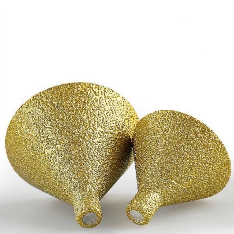 M10 sriegis deimantinis nuožulnus nuožulnus antgalis skylių grąžtas, kūgis raižyti poliruojantis šlifavimo diskas porcelianinėms plytelėms marmuras M14