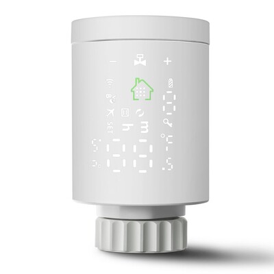Tuya Zigbee Έξυπνη βαλβίδα καλοριφέρ Προγραμματιζόμενος θερμοστατικός ελεγκτής θερμοκρασίας οικιακού καλοριφέρ Alexa Google Home Voice Control