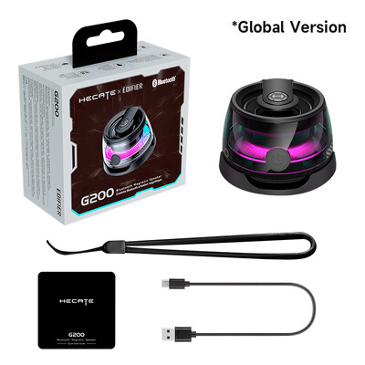 Edifier Magnetic Kaasaskantav Bluetooth-kõlar HECATE G200 Mini Sound Box Bluetooth 5.3 RGB valgustusega telefonihoidik True Wireless