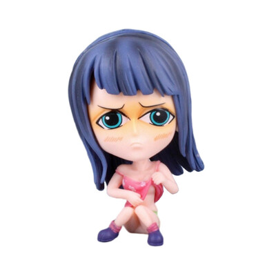 8-10 cm Anime Figure One Piece Monkey D Luffy Roronoa Zoro Kawaii Toys Q-Version Figural Nendoroid Διακόσμηση αυτοκινήτου PVC Μοντέλο Δώρο