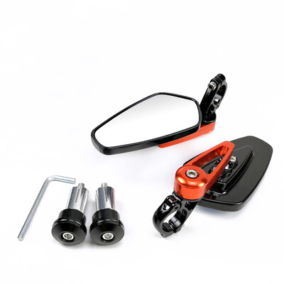 EAFC 1 Pair 7/8" 22mm mootorratta tahavaatepeeglid Universaalsed rolleri ots Juhtraua peegli tahavaatepeegli tarvikud