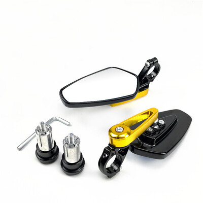 EAFC 1 Pair 7/8" 22mm mootorratta tahavaatepeeglid Universaalsed rolleri ots Juhtraua peegli tahavaatepeegli tarvikud