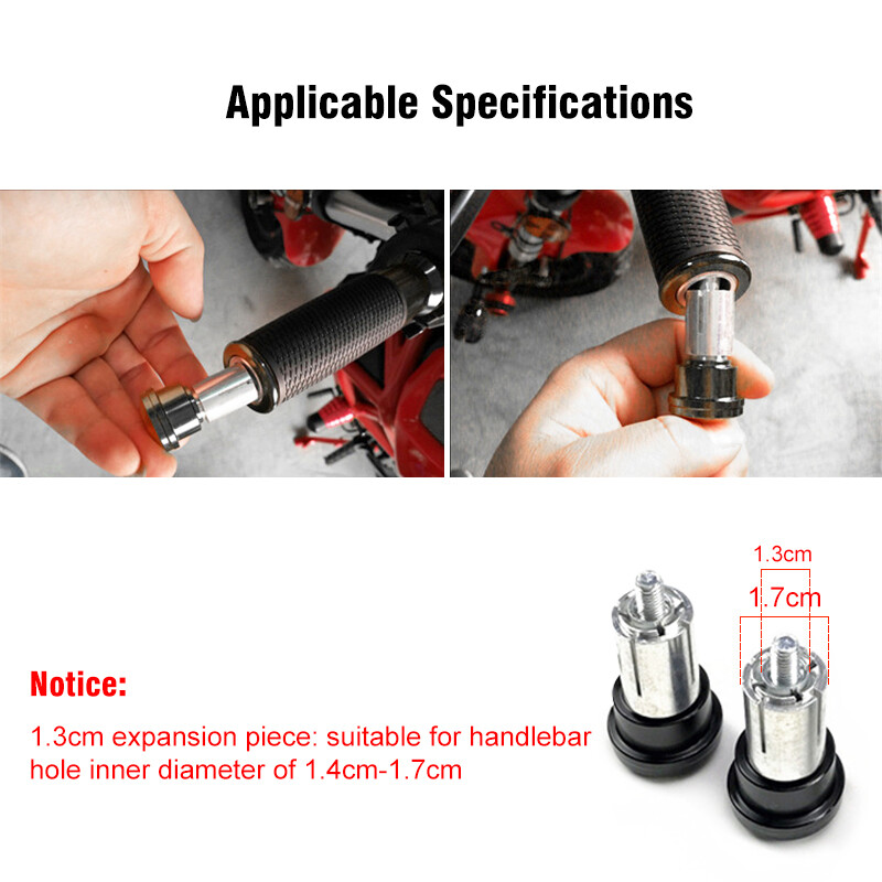 EAFC 1 Pair 7/8" 22mm mootorratta tahavaatepeeglid Universaalsed rolleri ots Juhtraua peegli tahavaatepeegli tarvikud