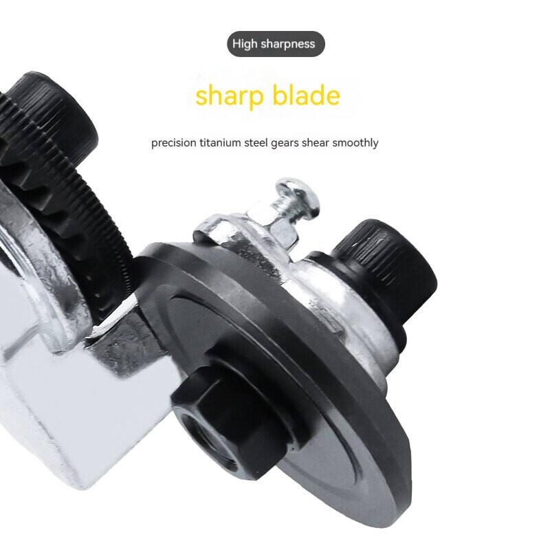 Dispozitiv electric de tăiere a plăcilor de găurit Cutter table de metal cu rotor de mare viteză Instrument de tăiere gratuit Ronitor de foiă ferăstrău cu poanson pentru metal