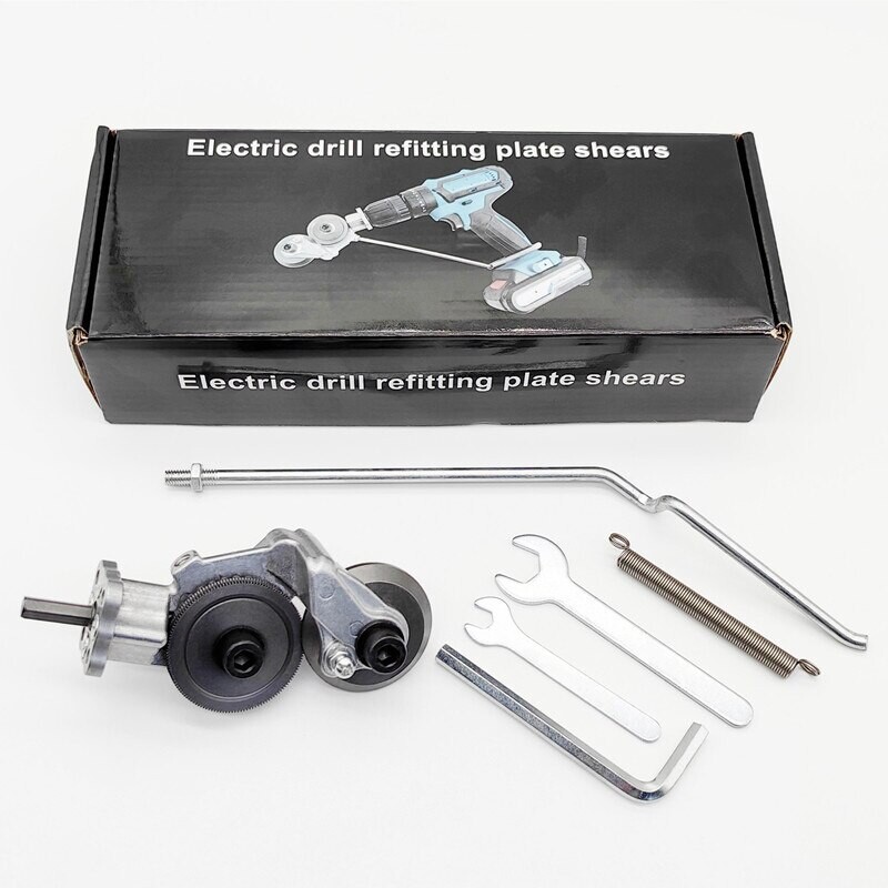 Dispozitiv electric de tăiere a plăcilor de găurit Cutter table de metal cu rotor de mare viteză Instrument de tăiere gratuit Ronitor de foiă ferăstrău cu poanson pentru metal