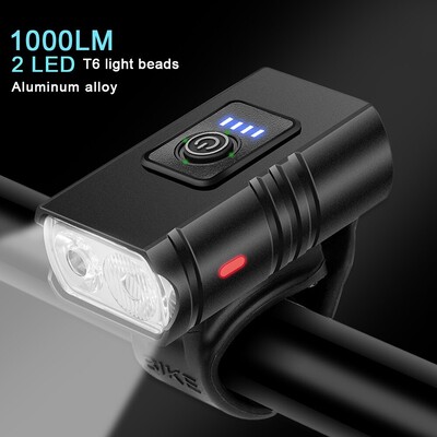 BK02 Svjetlo za bicikl USB punjiva T6 LED svjetla za bicikle 6 modova MTB svjetiljka Prednje svjetlo za bicikl za biciklizam Prednje svjetlo za bicikl