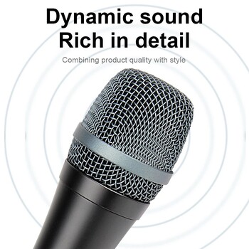 E945 Ενσύρματο μικρόφωνο Dynamic Instrument Mic Επαγγελματικής ποιότητας Ευελιξία για ζωντανές επιδόσεις και ηχογράφηση