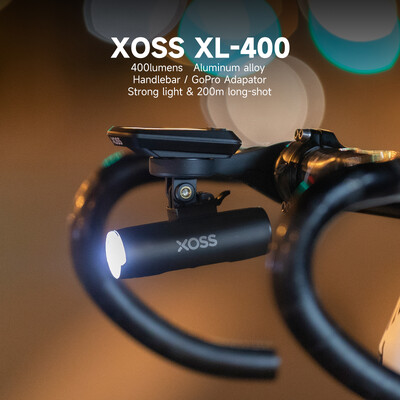 XOSS XL400/XL800 Prednje svjetlo za bicikl 400/800 lumena USB punjiva cestovna MTB prednja svjetiljka Svjetlo za bicikl Aluminijska ultralagana svjetiljka