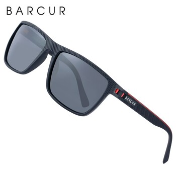 Σχέδιο BARCUR TR90 Ανδρικά γυαλιά ηλίου Polarized ελαφρύ Αθλητικά Γυαλιά ηλίου Γυναικεία Γυαλιά Αξεσουάρ Oculos UVAB Protection