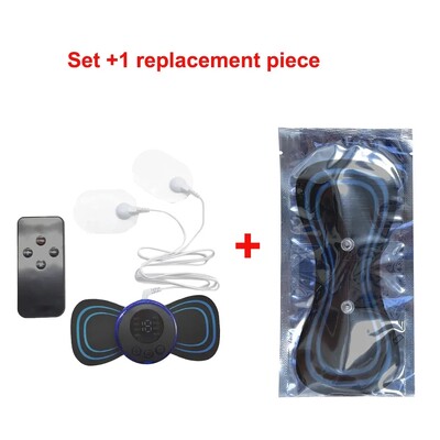 8 režiimiga laetav kaelamasseerija kaugjuhtimispuldiga EMS madala sagedusega pulssmasseerija lihaste lõdvestamiseks Valu leevendamiseks