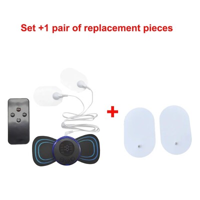 8 režiimiga laetav kaelamasseerija kaugjuhtimispuldiga EMS madala sagedusega pulssmasseerija lihaste lõdvestamiseks Valu leevendamiseks