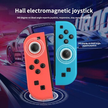 Joy Pad Joycons Controller για Nintendo Switch Joystick Gamepad Ασύρματη κονσόλα παιχνιδιών Joypad Turbo Wake Up Λειτουργία