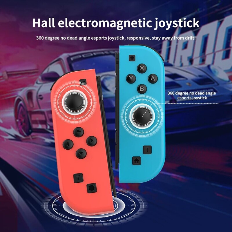 „Joy Pad Joycons“ valdiklis, skirtas „Nintendo Switch“ vairasvirtės žaidimų pultui, belaidžiam žaidimų konsolės „Joypad Turbo Wake Up“ funkcijai
