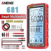 ANENG 681 taaslaetav digitaalne professionaalne multimeeter kontaktivaba pinge tester AC/DC pingemõõtur LCD ekraan voolu tester