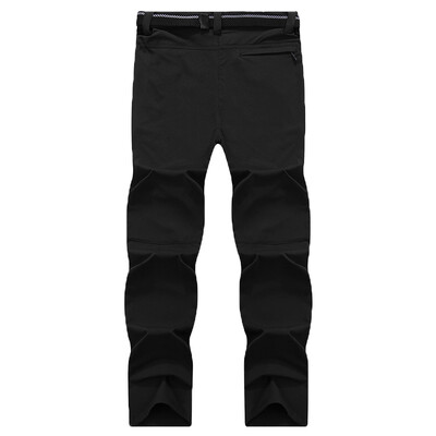 Pantaloni elastici cu uscare rapidă pe patru fețe pentru pantaloni pentru alpinism în aer liber pentru bărbați, ușori și subțiri pentru respirația elastică de vară pentru femei
