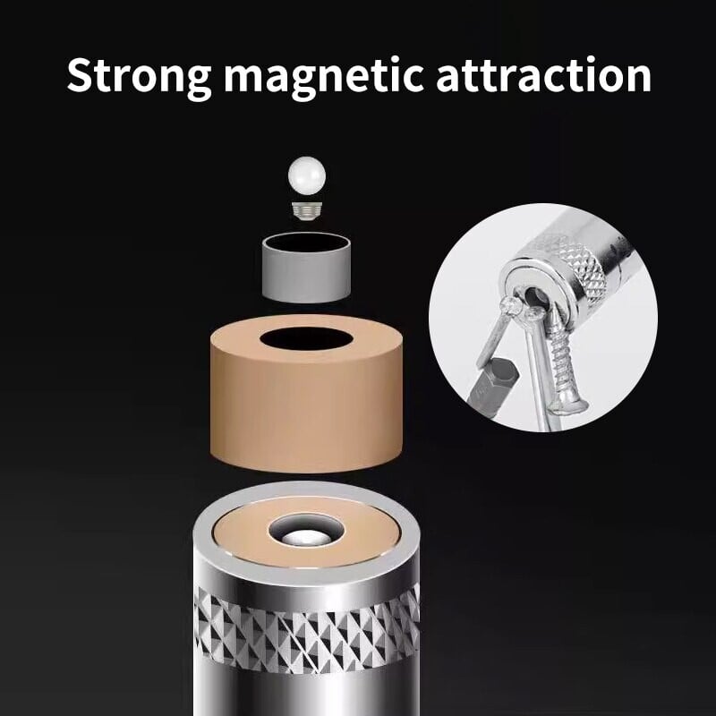 Teleskopinis pikapas Magnetinis geležinis strypas Buitinių automobilių remonto ir tikrinimo įrankis Tvirtas magnetinis metalinis varžtas siurbimo strypas