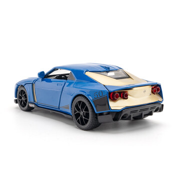 1:32 Nissan GT-R50 Model Car Toy Alloy Diecasts Metal Super Sport Cars With Sound Light Vehicle Toys for Boys Gifts Collection