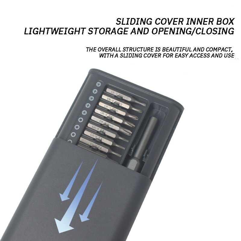 26 in 1 Täppiskruvikeerajate komplekt Mobiiltelefoni kell arvuti Multifunktsionaalne hooldus Demonteerimistööriist Kruvikeeraja kombinatsioon