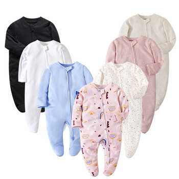 Four Seasons Newborn Baby Rompers Jumpsuit Βρεφικά ρούχα για κορίτσια Μακρυμάνικη ολόσωμη φόρμα Βρεφική φόρμα μωρού Romper