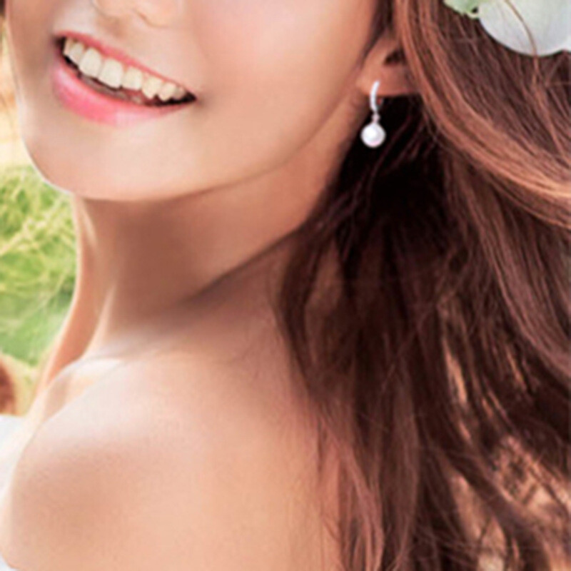 LByzHan 2020 pärlkõrvarõngad ehtsad looduslikud mageveepärlid 925 sterling hõbedast kõrvarõngad pärlitest ehted Wemoni pulmakingiks