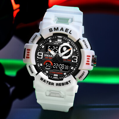 SMAEL keskmise suurusega digitaalne käekell naiste noorte elujõulisuse multifunktsionaalne spordielektrooniline ja kvartskäekell koolitüdrukute stopper