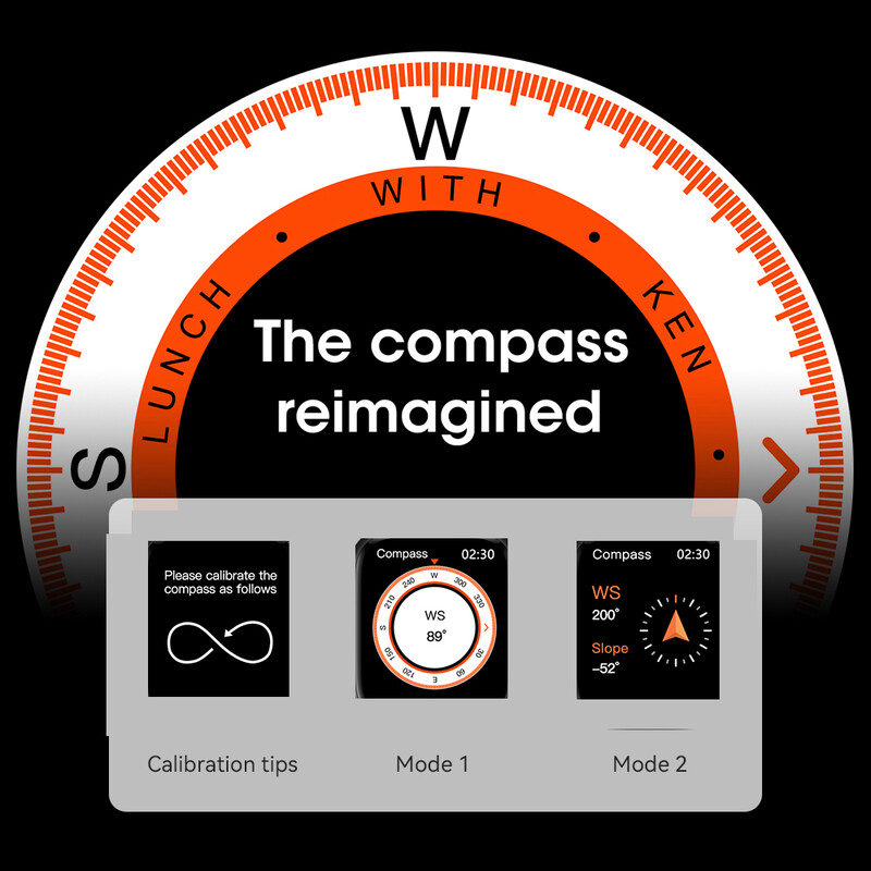 „Microwear W29 Pro Smart Watch“ krioklio meniu 9 serijos kompasas NFC žaidimas GPS sekiklis IP68 vandeniui atsparus „Bluetooth“ skambutis „iwo Smartwatch“