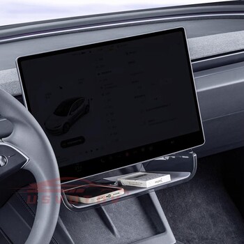 Οργανωτής κεντρικής κονσόλας για Tesla Model Y 3 Highland Storage Box Μαγνητικός κάδος κάτω από την οθόνη Αξεσουάρ χαρτομάντηλου βάσης τηλεφώνου