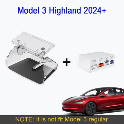 Organizator na središnjoj konzoli za Tesla Model Y 3 Highland Kutija za pohranu, magnetska ladica ispod zaslona, držač za telefon, maramice