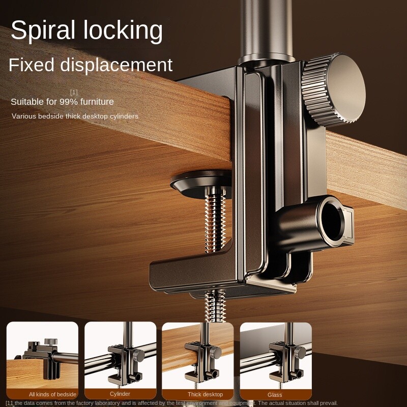 Suport pentru telefon mobil de birou Clip de pat pe noptieră Lazy Broadcast în direct Suport în consolă pliabil pentru suport pentru tabletă Apple Samsung iPad