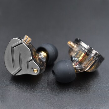 KZ ZSN PRO 1BA 1DD Hybrid Drive In Ear Слушалки HIFI Metal Bass Earbud Спортни музикални слушалки Сменяеми