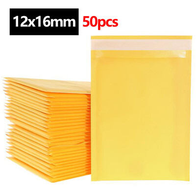 50 tk/komplekt jõupaberist mullümbrikud kotid, erinevad spetsifikatsioonid.