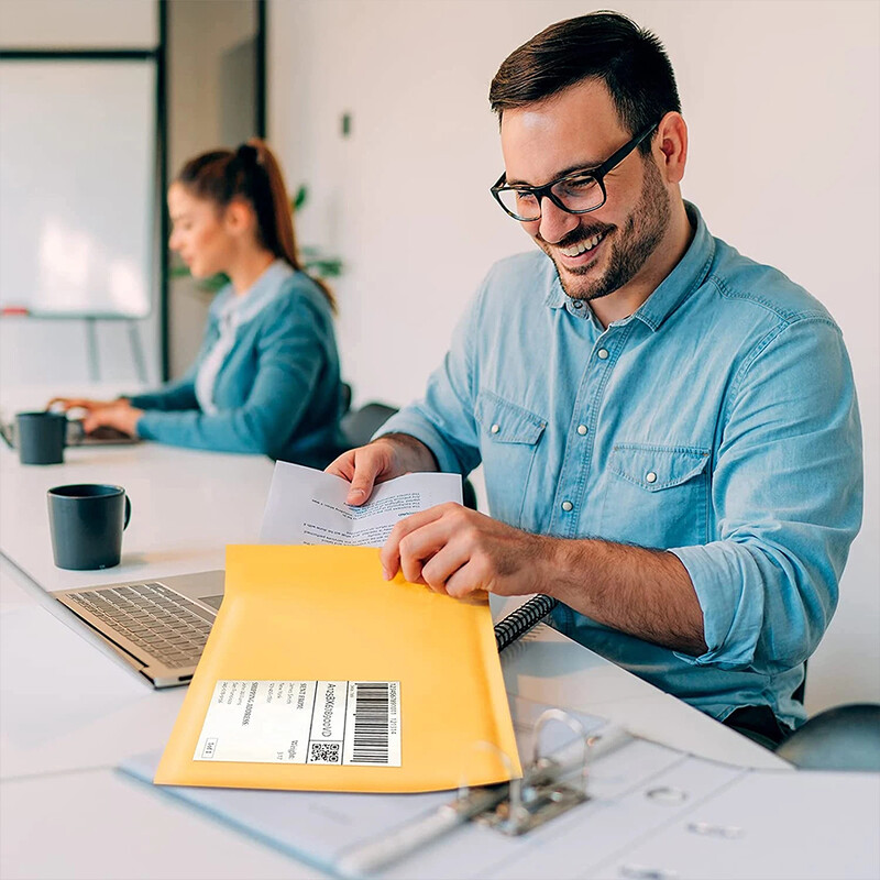 50 tk/komplekt jõupaberist mullümbrikud kotid, erinevad spetsifikatsioonid.