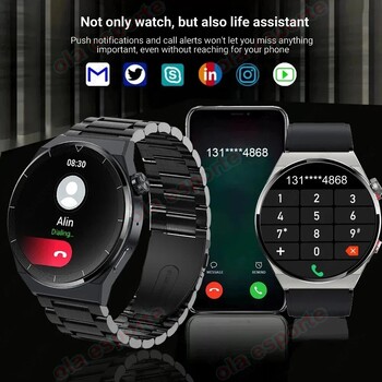 Смарт часовник Watch 4 Pro за мъже, жени Подарък 2024 г. Ново в спорта SmartWatch Ultimate Design Bluetooth телефонно обаждане Ръчен часовник GPS лента