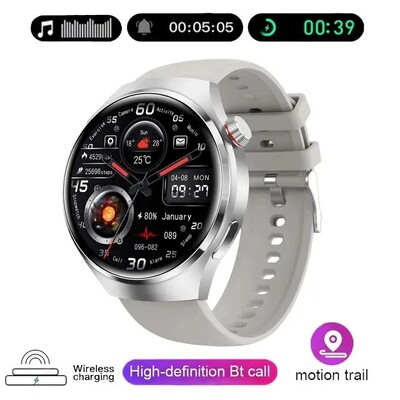 Ceas Smart Watch 4 Pro pentru bărbați, femei, cadou 2024, nou în sport SmartWatch, design suprem, Bluetooth, apel telefonic, ceas de mână, banda GPS