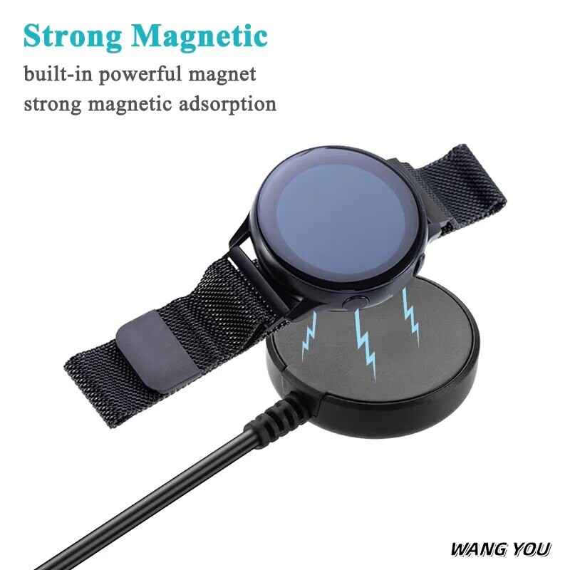 1M kabel punjača za Samsung Galaxy Watch 5 Pro 45mm Watch 4 Classic Active 1 2 40mm 41mm Watch 3 USB Fast Charging Dock Nosač