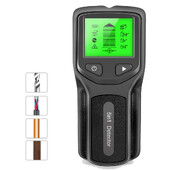 Detector de perete Găsește cutie electrică Tensiune AC Detectare fir sub tensiune Găsește știfturi din metal, lemn, Detector de metale 5 în 1 Scanner de perete