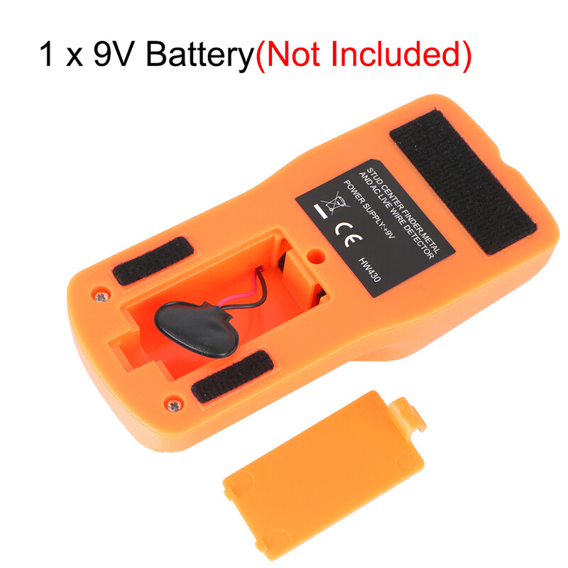 Detector de perete Găsește cutie electrică Tensiune AC Detectare fir sub tensiune Găsește știfturi din metal, lemn, Detector de metale 5 în 1 Scanner de perete