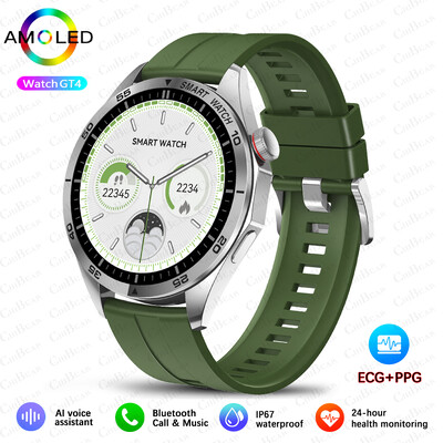 За Huawei GT4 Pro GPS ECG+PPG Smart Watch Men HD Screen Bluetooth Call IP68 Waterproof Watches Blood Sugar Smartwatch Woman