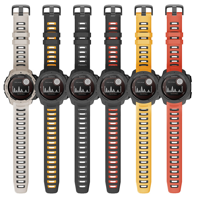Išmanusis laikrodis, silikoninis dirželis, skirtas Garmin Instinct Solar Sports apyrankė Garmin Instinct Tide / Esports / Saulės / Tactical